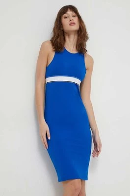Hugo Blue sukienka kolor niebieski mini dopasowana 50514583