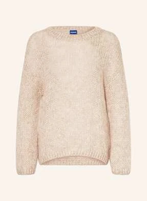 Hugo Blue Sweter Slookina Z Dodatkiem Alpaki beige