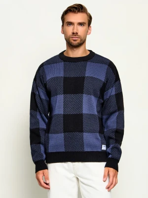Hugo Blue Sweter Stuvee | Relaxed fit czarny