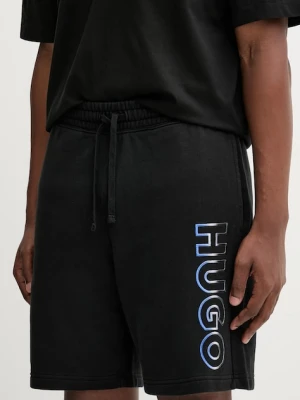 Hugo Blue szorty bawełniane męskie kolor czarny 50549134
