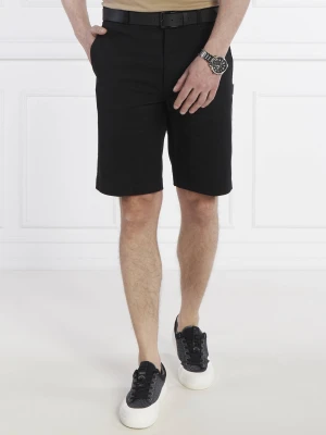 Hugo Blue Szorty chino Dante242 | Regular Fit czarny