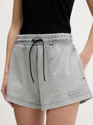 HUGO Blue szorty dresowe damskie bawełniane Norlina_B_1