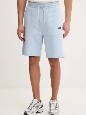HUGO Blue szorty dresowe męskie bawełniane Nasensio