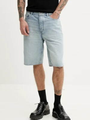 Hugo Blue szorty jeansowe męskie kolor niebieski 50534631