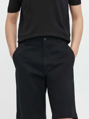 HUGO Blue szorty męskie kolor czarny 50510605