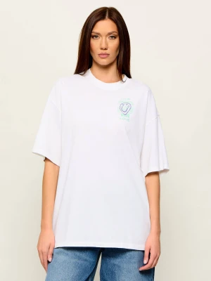 Hugo Blue T-shirt B_12 | Oversize fit biały