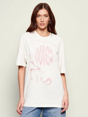 Hugo Blue T-shirt B_8 | Oversize fit biały