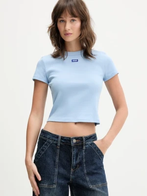 Hugo Blue t-shirt Baby Tee_B