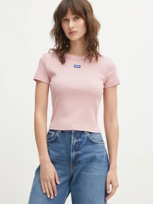 Hugo Blue t-shirt Baby Tee_B Baby Tee_B