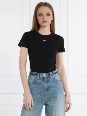 Hugo Blue T-shirt Baby Tee_B | Slim Fit