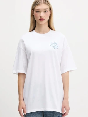 Hugo Blue t-shirt bawełniany damski kolor biały 50547957