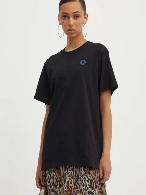 HUGO Blue t-shirt bawełniany damski kolor czarny