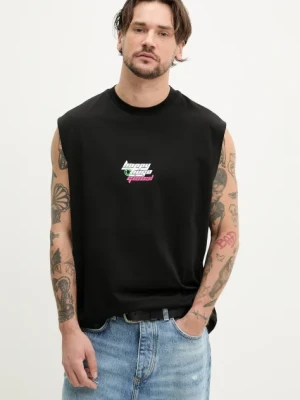 Hugo Blue t-shirt bawełniany kolor czarny 50536121
