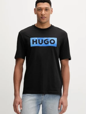 Hugo Blue t-shirt bawełniany Nalien