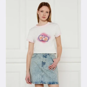 Hugo Blue T-shirt Dalia_B_1 | Cropped Fit
