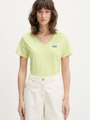 HUGO Blue T-shirt damski bawełniany Classic V_B