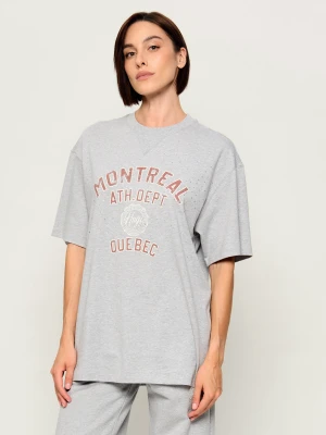 Hugo Blue T-shirt Daveley_B | Oversize fit szary