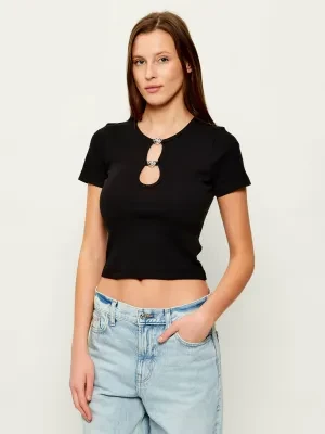 Hugo Blue T-shirt Diheart_B | Cropped Fit