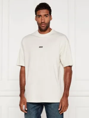Hugo Blue T-shirt Nalono | Relaxed fit