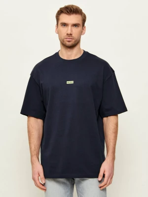 Hugo Blue T-shirt Nalono | Relaxed fit