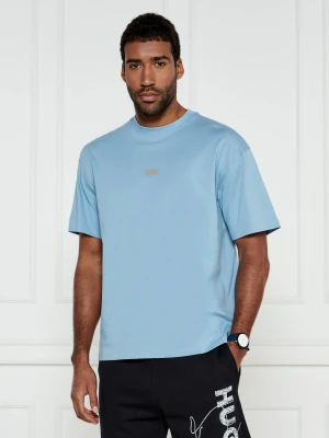 Hugo Blue T-shirt Nalono | Relaxed fit