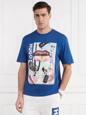 Hugo Blue T-shirt Narcado | Regular Fit