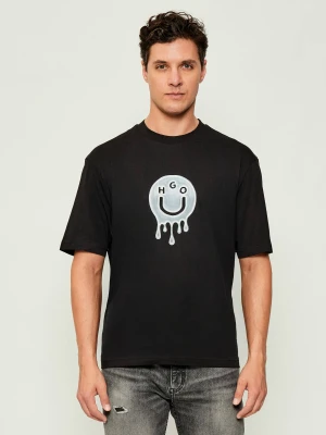 Hugo Blue T-shirt Nedirix | Regular Fit czarny