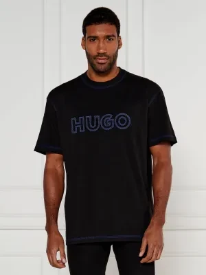 Hugo Blue T-shirt Nitlogo | Relaxed fit