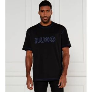 Hugo Blue T-shirt Nitlogo | Relaxed fit