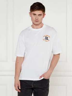 Hugo Blue T-shirt Nodiwop | Loose fit biały