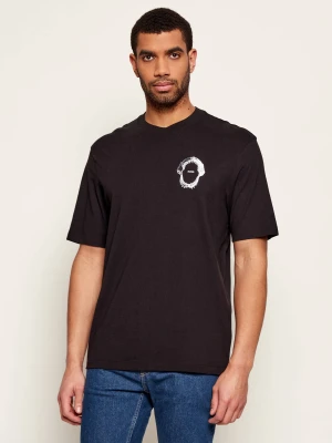 Hugo Blue T-shirt Nofishix | Regular Fit czarny
