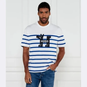Hugo Blue T-shirt Nolastripe | Loose fit