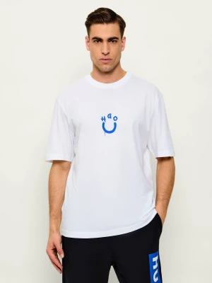 Hugo Blue T-shirt Norizom | Regular Fit biały
