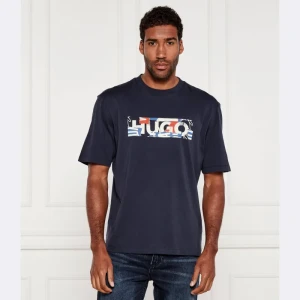Hugo Blue T-shirt Nugix | Loose fit