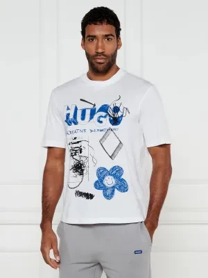 Hugo Blue T-shirt Nugoscrib | Regular Fit