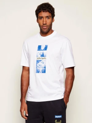 Hugo Blue T-shirt Nuley_JJK Hugo x Jujutsu Kaisen | Regular Fit biały