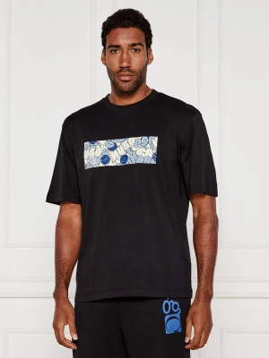 Hugo Blue T-shirt Nurix | Regular Fit czarny