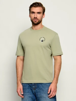 Hugo Blue T-shirt Nurobos | Regular Fit zielony