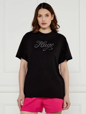 Hugo Blue T-shirt | Relaxed fit czarny
