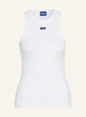 Hugo Blue Top Easy Tank weiss