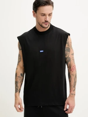 HUGO Blue top męski bawełniany Navertz