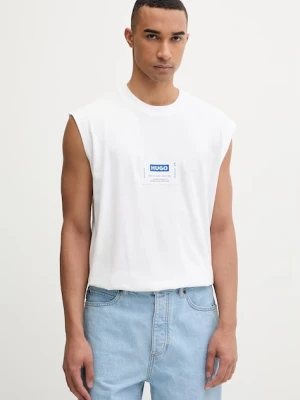 HUGO Blue top męski bawełniany Nurazak