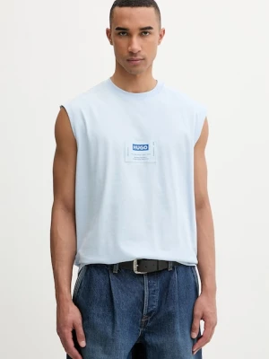 HUGO Blue top męski bawełniany Nurazak