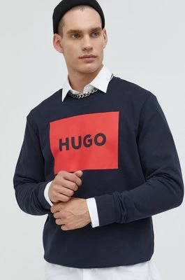 Hugo bluza bawełniana 50467944 z nadrukiem 50467944