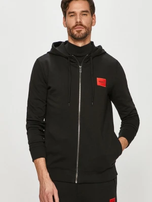 HUGO bluza bawełniana Daple212 czarny