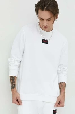 HUGO bluza bawełniana męska kolor biały 50447964