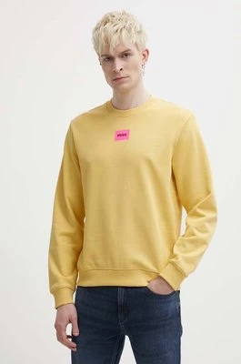 HUGO bluza bawełniana męska kolor żółty 50447964