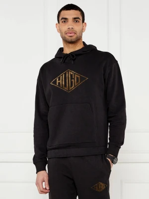 HUGO Bluza Dacorolo | Loose fit czarny