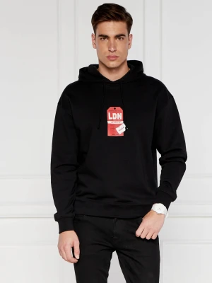 HUGO Bluza Dagunoso | Regular Fit czarny