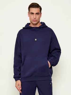 HUGO Bluza Danovohood | Relaxed fit granatowy